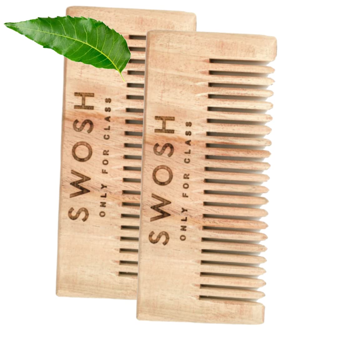 Wood comb, Natural neem wood comb